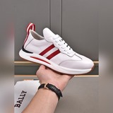 【巴利 最新新款休閑鞋 火爆熱賣網紅同款[得意]爆款 牛皮材料透氣豬裡！超火爆超