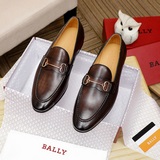 BALLY【巴利】（皮内裡）頂級男士豆豆鞋專櫃同步發售，意大利進口小牛皮，全進口