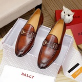 BALLY【巴利】（皮内裡）頂級男士豆豆鞋專櫃同步發售，意大利進口小牛皮，全進口