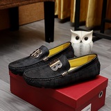 BALLY【巴利】（皮内裡）頂級男士豆豆鞋專櫃同步發售，意大利進口小牛皮，全進口