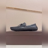 (牛裡+牛墊)【BV】最新爆款休閑男鞋 鞋面進口鹿紋頭層牛皮全進口牛皮内裡做工精