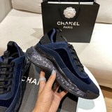 高版本 CHANEL 情侶款（35-45）2020香奈兒新寵運動運動鞋鞋面：牛皮