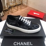 【chanel】香奈兒新款休閑鞋，一款印花圖案鞋款設計，新款休閑鞋，原版面料布料