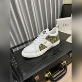 【Dior 迪奧 】男士爆款休閑鞋上新進口CD面料+羊皮内裡+舒适網墊，，原版橡