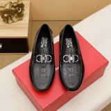 【Ferragamo】菲拉格慕   爆款時尚休閑豆豆鞋，官網專櫃1?1制作好質量