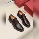 【菲拉格慕】。經典男士皮鞋專櫃官網同步，香港購入原版，一比一打造，獨家開模，原版