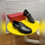 高端牛裡菲拉格慕【Ferragamo】新款高端品質休閑皮鞋上市．風格華貴典雅，實