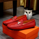 【hermes】愛馬仕專櫃同款經典套腳鞋1?1開模品質采用進口頭層牛皮豬皮内裡超