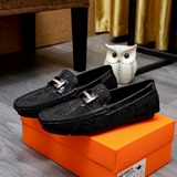 【hermes】愛馬仕專櫃同款經典套腳鞋1?1開模品質采用進口頭層牛皮豬皮内裡超