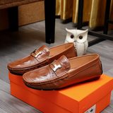 【hermes】愛馬仕專櫃同款經典套腳鞋1?1開模品質采用進口頭層牛皮豬皮内裡超