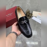 水染牛裡 【salvatore ferragamo】菲拉格慕 男士最新款休閑商務