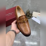 水染牛裡 【salvatore ferragamo】菲拉格慕 男士最新款休閑商務