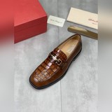 水染牛裡 【salvatore ferragamo】菲拉格慕 男士最新款休閑商務