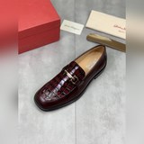 水染牛裡 【salvatore ferragamo】菲拉格慕 男士最新款休閑商務