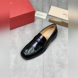 水染牛裡 【salvatore ferragamo】菲拉格慕 男士最新款休閑商務