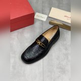 水染牛裡 【salvatore ferragamo】菲拉格慕 男士最新款休閑商務