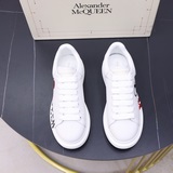 Alexander mcqueen /麥昆 經典明星爆款百搭小白鞋，原版1：1複