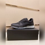高版本 高品質新款PRADA(普拉達)專櫃同步上市， 新款男鞋、面料精選高科技滴