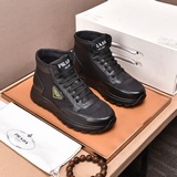【PRADA 高端】普拉達 時尚爆款 鞋面進口優質小牛皮，休閑百搭，完美版型，真