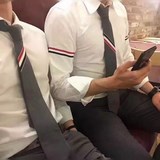 TB家新款領帶 （配盒子禮品袋）訂單尾貨 Thom Browne 羊毛男士【TB