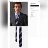 B家專櫃同步B家男士【條紋領帶】，稀有展現精湛手工與時尚優雅的理想選擇，這款采用