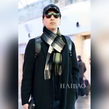太美了美到要尖叫巴寶莉專櫃款【格紋長巾E系列】歐美範兒又是一款即時尚又實用的長圍