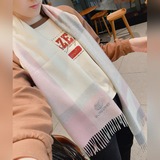 百分百山羊絨 【 驚豔！披着圍着都美的~讓人過目不忘！！】巴寶莉這款出來的效果真