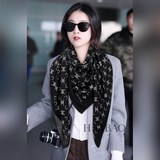 瑟琳【凱旋門徽标方巾140】羊絨方巾搶VIP推薦 下手一定要快【高端 大愛 女人