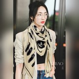 小香【小香鞋包印花140】羊絨方巾搶VIP推薦 下手一定要快【高端 大愛 純羊絨