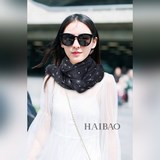 會發光發亮的圍巾 新款客供銀線羊絨面料長巾 美翻了[流淚]【小香金線字母長巾】禦