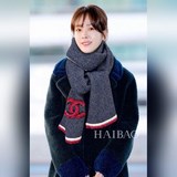 高級貨小香【雙C飾邊長巾】純山羊絨圍巾永遠不出錯的出場方式，既使再過多少年都是如