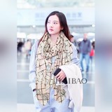 香奈兒新款專櫃同步【COCO山茶花長巾】美翻了[流淚]禦用殿堂級極品2018專櫃