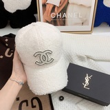 chanel 香奈兒 秋冬新款羊羔毛帽，秋冬保暖搭衣必備，頭圍57cm