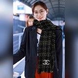 雙C【雙C彩線針織披肩】小香編織風 文藝 氣質結合于一體 面料柔軟舒服 容易造型