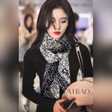 小香【大雙C抽象圖案140】羊絨方巾搶VIP推薦 下手一定要快【高端 大愛 純羊