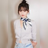 D家專櫃同步上新【D條紋印花70】真絲方巾 賣的超爆的，上身才會知道她的美，洋氣