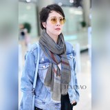 D家極品原單【D拼色格紋輕盈長巾】高尖端産物重磅呈現 ，絕無僅有 史無前例 10