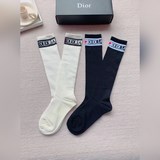 配包裝【一盒2雙】 迪奧網眼小腿襪 ！Dior專櫃新款高端襪子專櫃同步上新，超