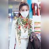 羊絨新款買了都說好看推薦【D花團錦簇140】羊絨方巾D家ZG爆款立體呈現圖案紋路
