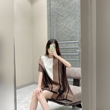 Fendi提花長巾美翻了禦用殿堂級極品 新款專櫃在售 純羊絨經典logo圖案設計