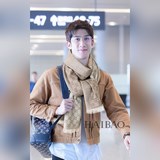 G家專櫃經典中性爆款【GG提花雙拼長巾】，雙面拼接休閑自由搭配風格，經典LOGO