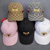古奇Gucci小蜜蜂刺繡棒球帽，完美對花，品質保證，時尚潮流，配全套精美包裝！
