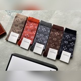 Gucci · 古奇G家新品女款中筒襪子【一盒五雙】經典雙G标志，精梳棉材質雙針
