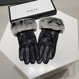 GUCCI古奇秋冬懶兔毛觸屏手套女神集美們必備單品，值得對比同款不同品質