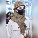 G家新款【GG金線雙面披肩】美翻了[流淚]禦用殿堂級極品新款專櫃在售 羊絨雙面可