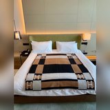 Hermes · 拼色方塊系列毯子市面最好的貨，外貿公司流出的貨，新款愛馬仕毯子