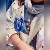 【真香必入Hermes重磅真絲印花羊絨圍巾，優雅高級！！！】親媽良心推薦！！H粉