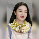 羊絨新款 速度下手一定要快H家新款【H環扣印花長巾】，高端 大愛 貨極少 現在用