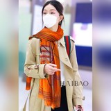 H家年度最牛硬貨【駿馬音樂會長巾】羊絨長巾極力推薦款重磅進口純羊絨圍巾，最好的羊