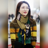 羊絨新款 速度下手一定要快H家新款【對稱馬長巾】，高端 大愛 貨極少 現在用極好